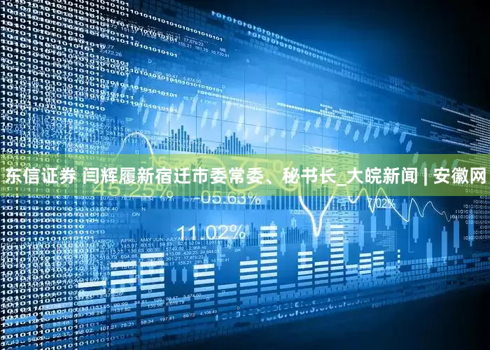 东信证券 闫辉履新宿迁市委常委、秘书长_大皖新闻 | 安徽网