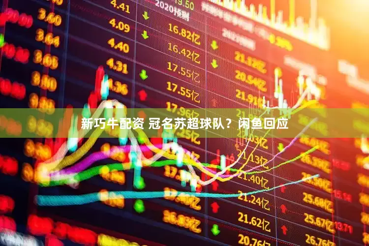 新巧牛配资 冠名苏超球队？闲鱼回应