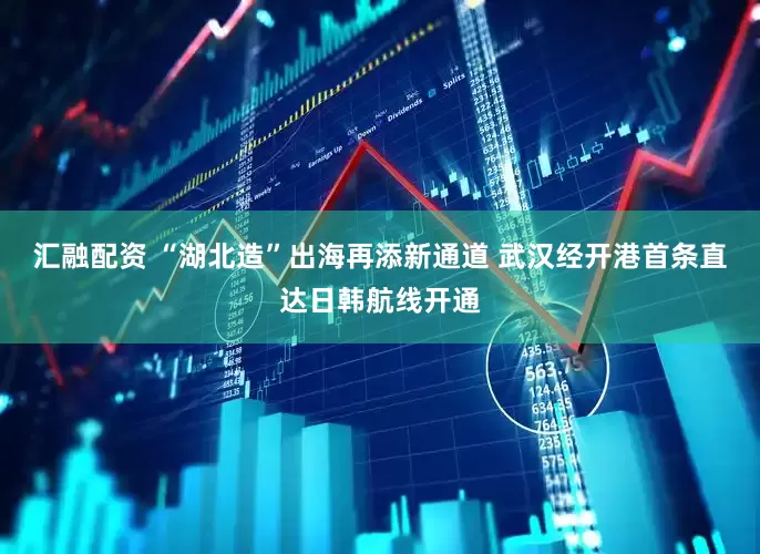汇融配资 “湖北造”出海再添新通道 武汉经开港首条直达日韩航线开通